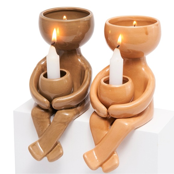 Amica Candle Holder Figurines (PAIR)Retail $175 - SALE ♥️ SALE ♥️ SALE